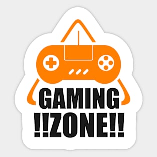 Gaming zone!!, Gift Gaming Sticker